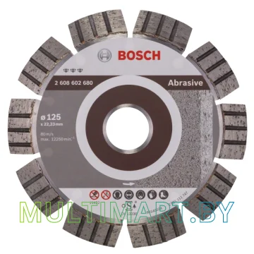 Отрезной диск алмазный Bosch 2.608.602.680
